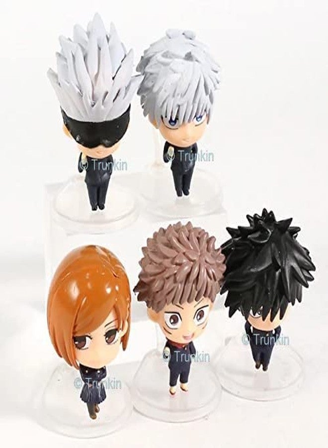 Trunkin Jujutsu Kaisen Set of 5 Gojo Satoru Itadori Yuji Fushiguro Megumi Figures Cartoon Anime Action Figure Action Toys Weeb Manga Collectible - Image 5